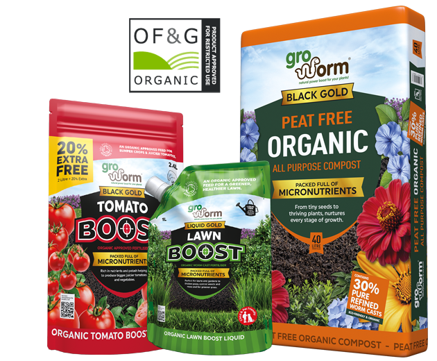 GroWorm Peat Free and Boost Fertiliser